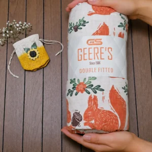 نیم‌ست روتختی فلانل تمام پنبه Geere's طرح حیوانات کد 3