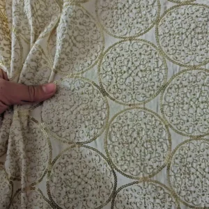 پارچه لینن سوزندوزی هندی طرح 2