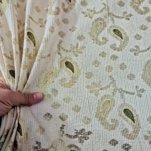 پارچه لینن سوزندوزی هندی طرح 5