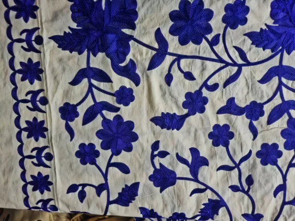 پارچه لینن سوزندوزی هندی طرح 7 - Image 2