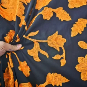 پارچه لینن سوزندوزی هندی طرح 18