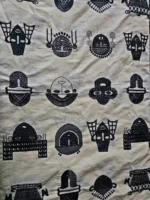 پارچه لینن سوزندوزی طرح 33 - Image 2
