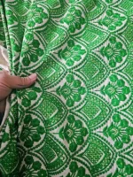 پارچه لینن سوزندوزی هندی طرح 41