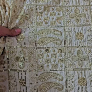 پارچه لینن سوزندوزی هندی طرح 51