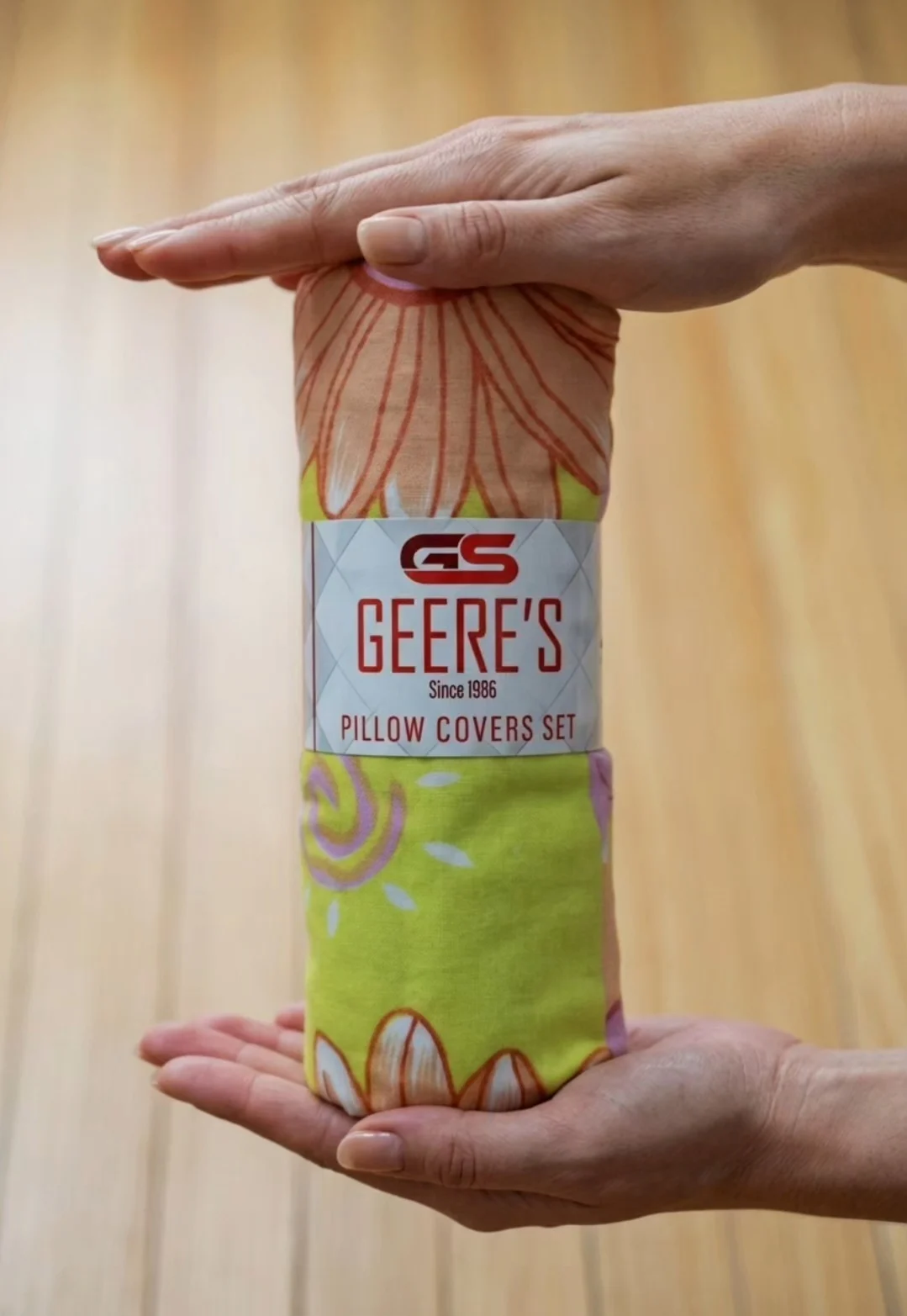 روبالشتی دوتایی فلانل تمام پنبه Geere’s طرح کلاسیک کد 3