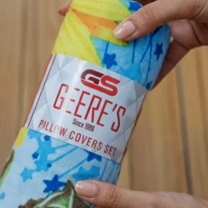 روبالشتی دوتایی فلانل تمام پنبه Geere’s طرح کلاسیک کد 4