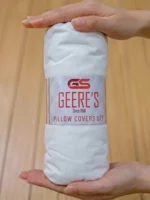روبالشتی دوتایی فلانل تمام پنبه Geere’s طرح مینیمال کد 3